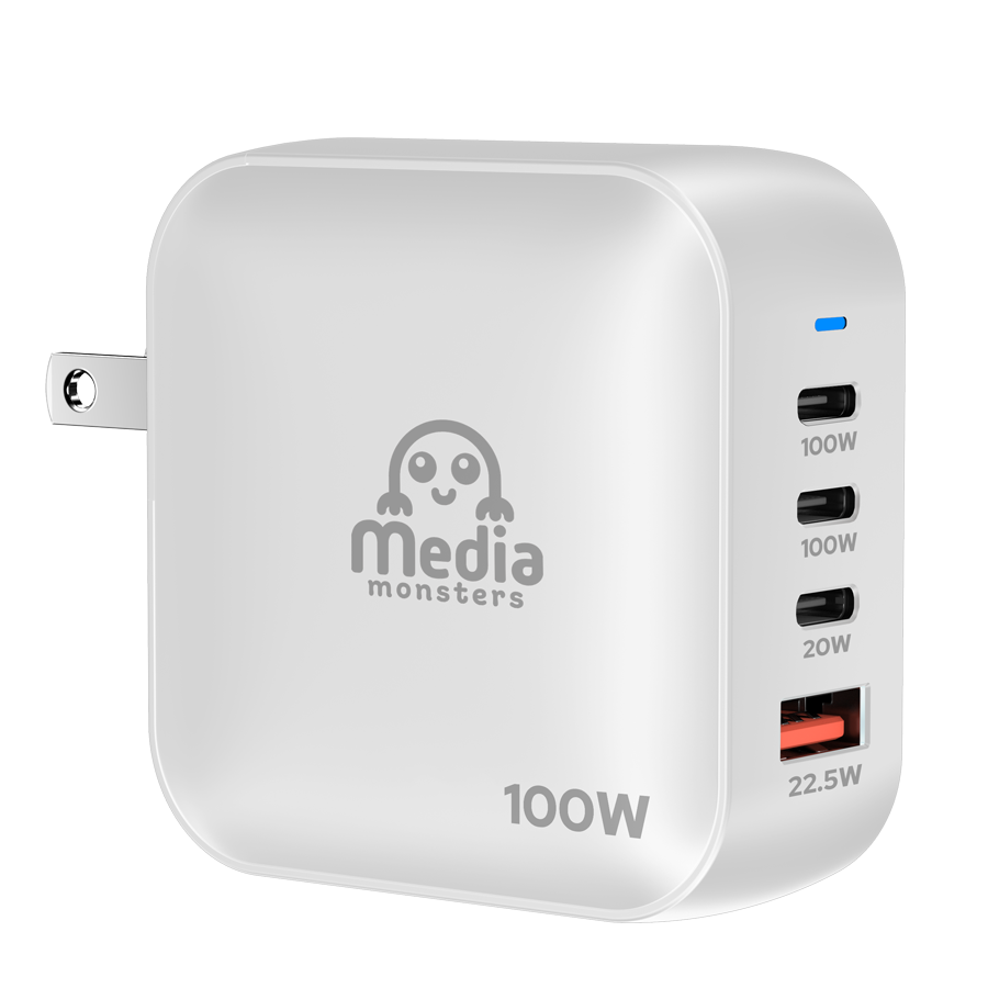 PD対応 GaN急速充電器 100W 4ポート